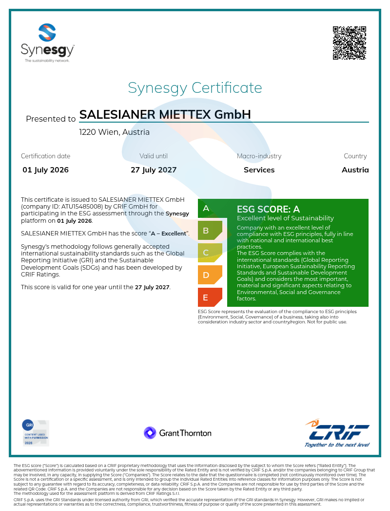 EN SurveyCertificate SALESIANER MIETTEX GmbH 01 07 2026